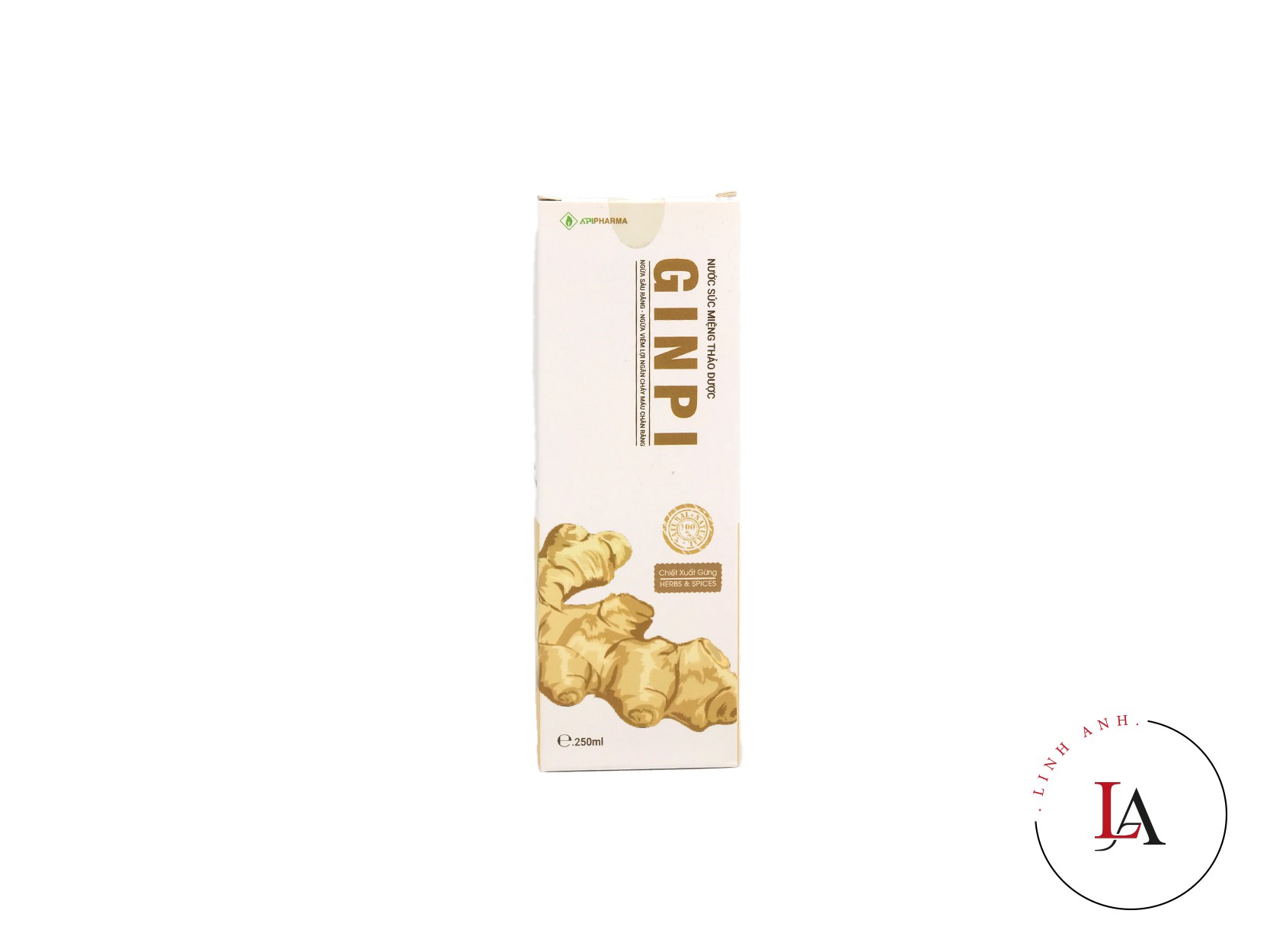 Nước súc miệng Ginpi thảo dược 250ml